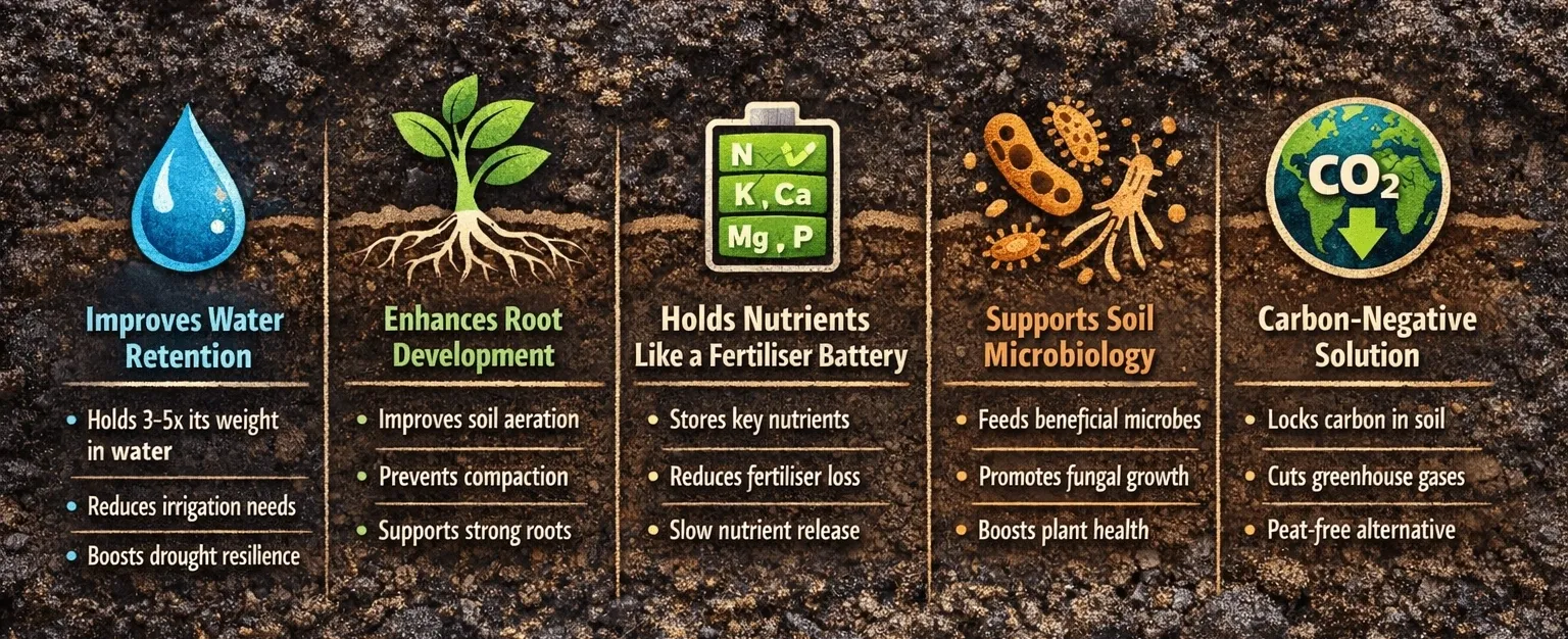 Biochar infographic