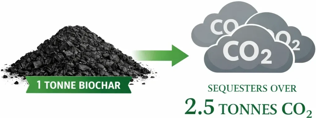 Biochar Carbon Sequestration Impact