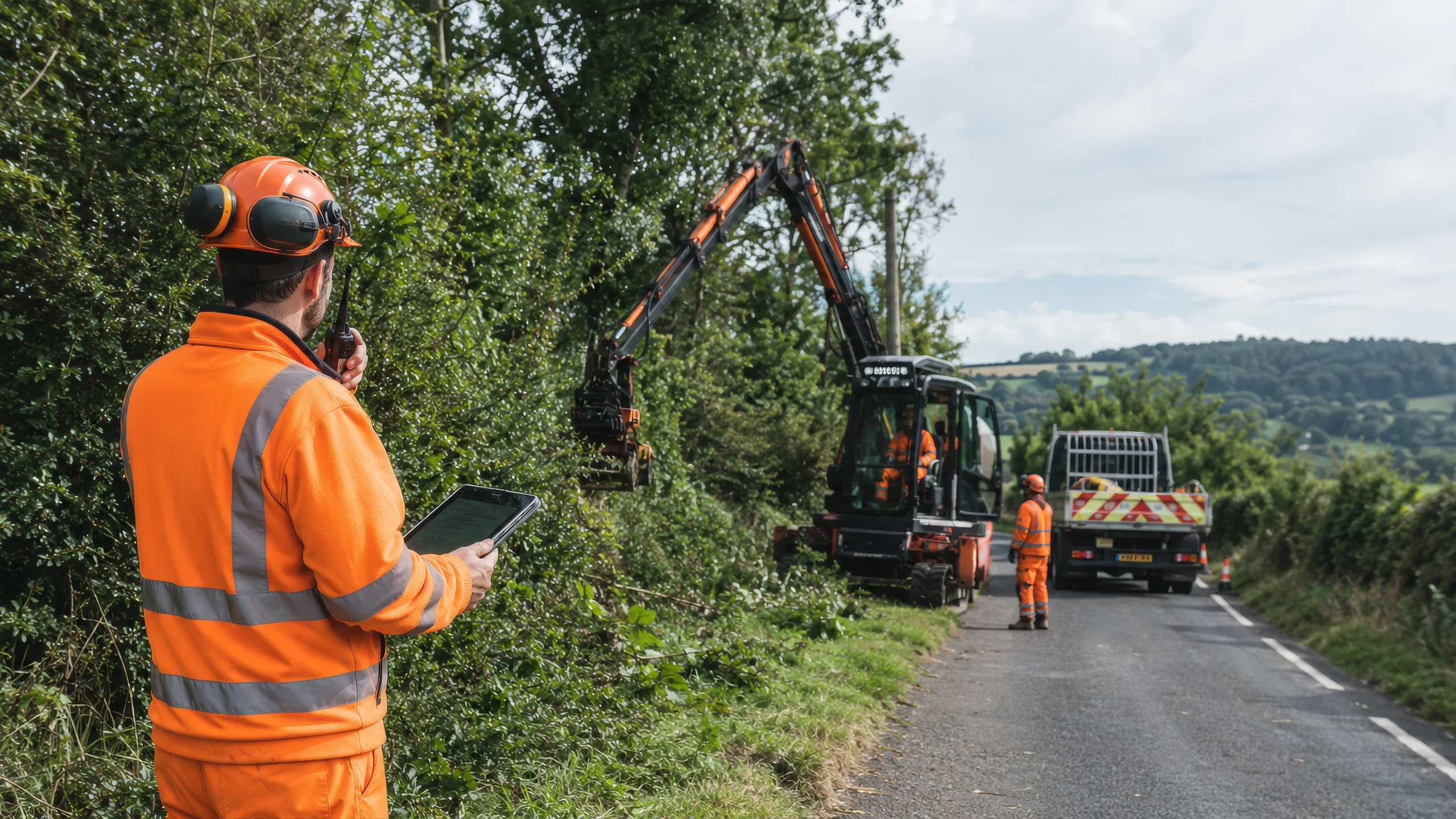 Managing works at Knighton Countryside Management