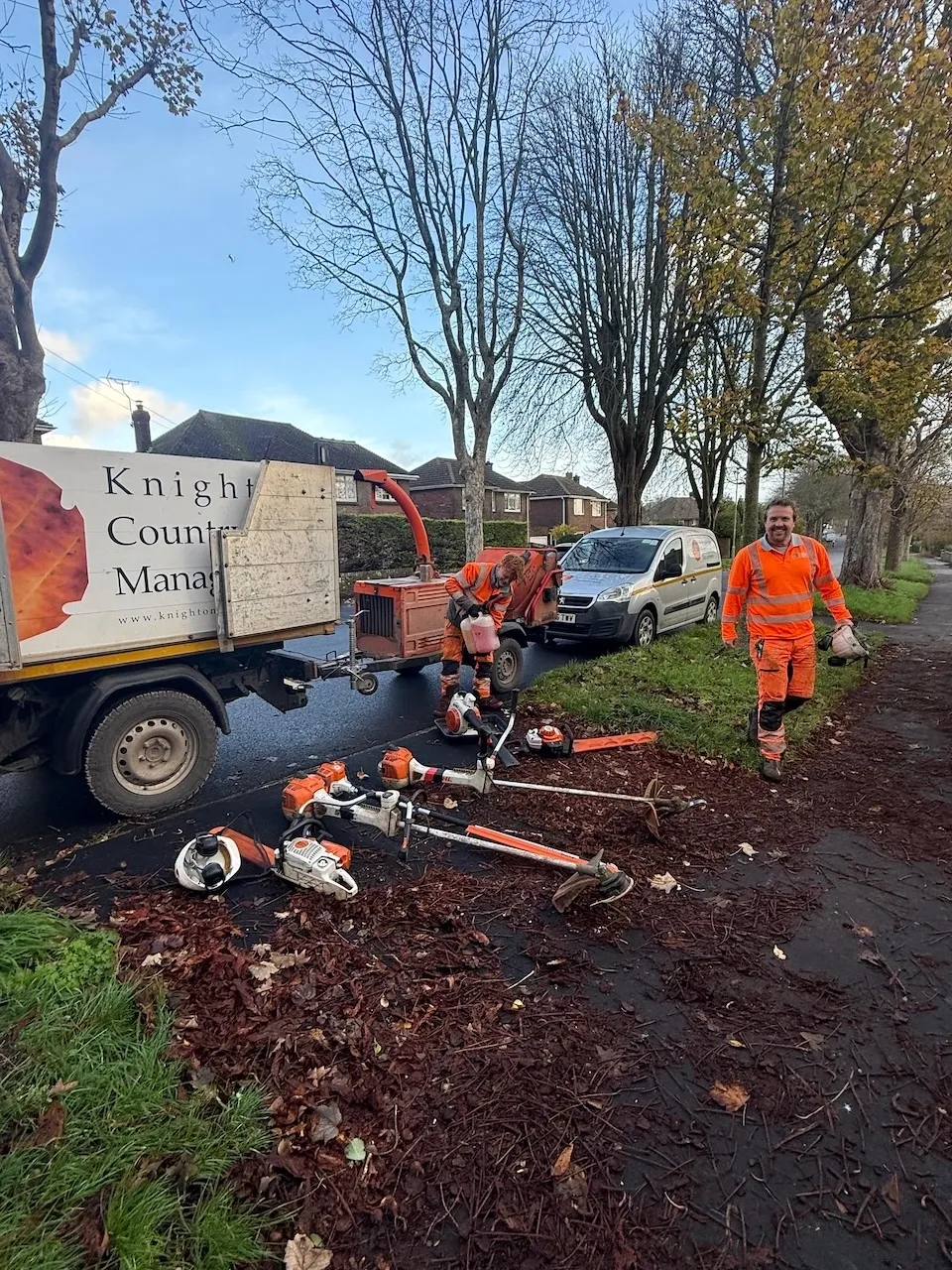 Knighton arborists ready for action