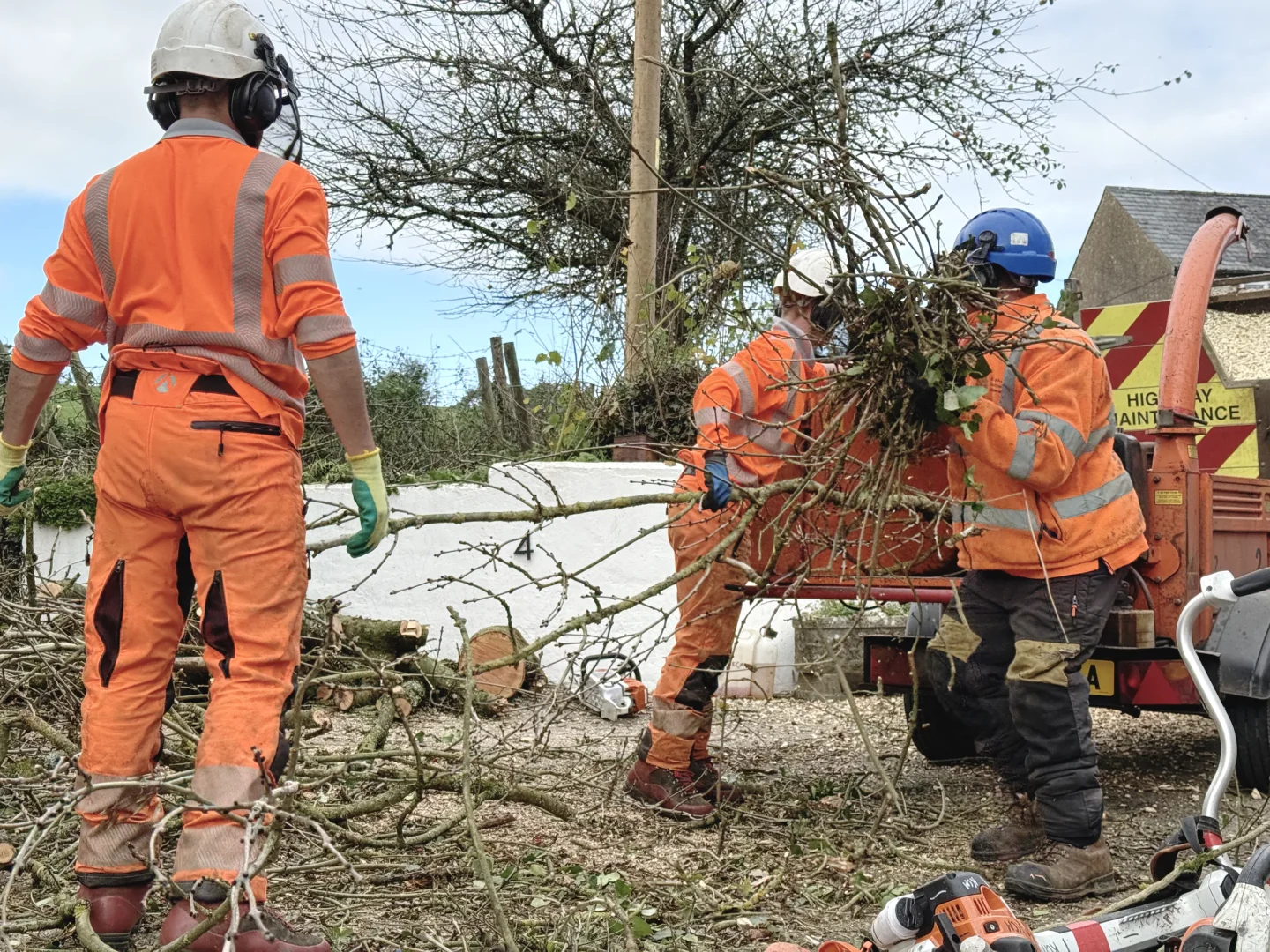 Reactive vegetation clearance